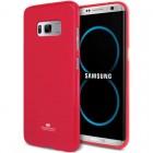 Samsung Galaxy S8 (G950) Mercury tamsiai rožinis kieto silikono tpu dėklas - nugarėlė