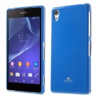 Mercury TPU kieto silikono tamsiai mėlynas Sony Xperia Z2 dėklas - nugarėlė