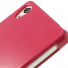 Mercury TPU kieto silikono rožinis Sony Xperia Z2 dėklas - nugarėlė