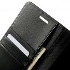 Mercury Sonata atverčiamas Samsung Galaxy Note 4 (N910) juodas odinis dėklas - piniginė