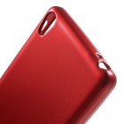 Sony Xperia E5 Mercury raudonas kieto silikono tpu dėklas - nugarėlė