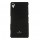 Mercury TPU kieto silikono juodas Sony Xperia Z2 dėklas - nugarėlė
