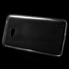 Microsoft Lumia 640 skaidrus (permatomas) kieto silikono TPU ploniausias pasaulyje bespalvis dėklas