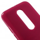 Motorola Moto G 3 kartos (Gen 3) tamsiai rožinis (koralinis) Mercury kieto silikono (TPU) dėklas