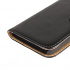 Motorola Moto G5 Plus (Gen 5 XT1684) atverčiamas juodas odinis Casual dėklas - piniginė 