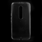 Motorola Moto X Style kieto silikono TPU skaidrus dėklas - nugarėlė