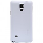 Nillkin Frosted Shield Samsung Galaxy Note 4 (N910) baltas plastikinis dėklas + apsauginė ekrano plėvelė