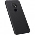 Nokia 7.2 Nillkin Frosted Shield juodas plastikinis dėklas, nugarėlė