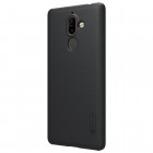 Nokia 7 Plus Frosted Shield juodas plastikinis dėklas