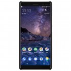 Nokia 7 Plus Frosted Shield juodas plastikinis dėklas