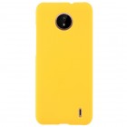 Nokia C10, C20 plastikinis geltonas dėklas (nugarėlė)