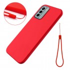 Nokia G22 Shell kieto silikono (TPU) dėklas raudonas - nugarėlė