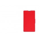 Atverčiamas odinis raudonas „Nillkin“ Fresh Nokia Lumia 520 dėklas