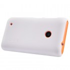 Nillkin Frosted Shield Nokia Lumia 530 baltas plastikinis dėklas + apsauginė ekrano plėvelė