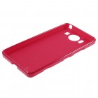 Nokia Lumia 950 kieto silikono TPU raudonas dėklas - nugarėlė