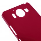 Nokia Lumia 950 kieto silikono TPU raudonas dėklas - nugarėlė
