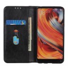 OnePlus 12R (Ace 3) juodas odinis atverčiamas dėklas - knygutė su magnetu