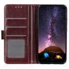 OnePlus 13R 5G (Ace 5) Binfen atverčiamas rudas odinis dėklas - piniginė