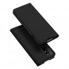 Dux Ducis Skin serijos OnePlus 8T juodas odinis atverčiamas dėklas