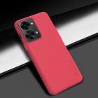 Nillkin Frosted Shield OnePlus Nord 2T 5G raudonas plastikinis dėklas