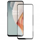 OnePlus Nord N10 5G 3D „Mocolo“ 9H Tempered Glass sustiprintos apsaugos juodas pilnai dengiantis apsauginis ekrano stiklas 0,33 mm