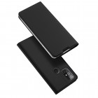 „Dux Ducis“ Skin serijos OnePlus Nord N10 5G juodas odinis atverčiamas dėklas