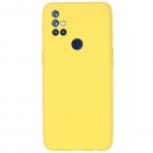 OnePlus Nord N10 5G Shell kieto silikono TPU geltonas dėklas - nugarėlė