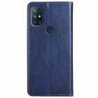 Solidus OnePlus Nord N10 5G mėlynas odinis atverčiamas dėkla