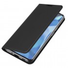 Dux Ducis Skin serijos OnePlus 9 Pro juodas odinis atverčiamas dėklas