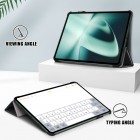 OnePlus Pad (Oppo Pad 2) atverčiamas juodas odinis dėklas - knygutė