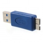 Micro USB 3.0 OTG juodas laidas su adapteriu