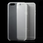 Ploniausias pasaulyje plastikinis skaidrus Apple iPhone 6 (6s) baltas dėklas - nugarėlė