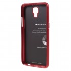 LG X-Screen (K500N) raudonos Mercury kieto silikono (TPU) dėklas - nugarėlė