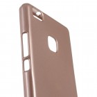 Huawei P9 lite rausvai auksinis Mercury kieto silikono (TPU) dėklas - nugarėlė