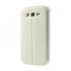 Roar Noble atverčiamas Samsung Galaxy Grand Neo (Lite) baltas odinis dėklas
