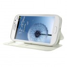 Roar Noble atverčiamas Samsung Galaxy Grand Neo (Lite) baltas odinis dėklas