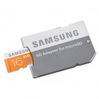 „Samsung“ Evo MicroSD atminties kortelė 16 Gb, 10 Klasė su SD adapteriu
