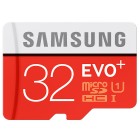 „Samsung“ Evo Plus MicroSD atminties kortelė 32 Gb, 10 Klasė, U1, FHD su SD adapteriu