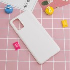 Samsung Galaxy A02s A025 (166.5x75.9x9.2mm) Shell kieto silikono TPU baltas dėklas - nugarėlė