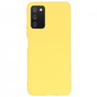 Samsung Galaxy A03s SM-A037G (166.5 x 75.98 x 9.14mm) Shell kieto silikono TPU geltonas dėklas - nugarėlė