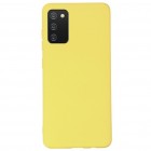 Samsung Galaxy M02s Shell kieto silikono TPU geltonas dėklas - nugarėlė