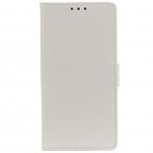 Samsung Galaxy A10 (A105F) atverčiamas baltas odinis dėklas - piniginė