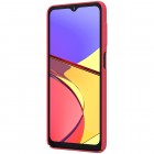 Samsung Galaxy A12 (A125F) Nillkin Frosted Shield raudonas plastikinis dėklas, nugarėlė