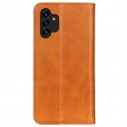 Samsung Galaxy A13 4G (SM-A135F) „Split“ serijos šviesiai rudas odinis atverčiamas dėklas - knygutė