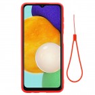 Samsung Galaxy A13 5G (SM-A136U) Shell kieto silikono TPU raudonas dėklas - nugarėlė