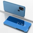 Samsung Galaxy A21s (A217) plastikinis atverčiamas mėlynas dėklas