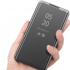Samsung Galaxy A22 plastikinis atverčiamas juodas dėklas