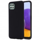 Samsung Galaxy A22 Shell kieto silikono TPU juodas dėklas - nugarėlė