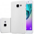 Samsung Galaxy A3 2016 (A310) Nillkin Frosted Shield baltas plastikinis dėklas + apsauginė ekrano plėvelė