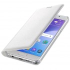 Samsung Galaxy A3 (2016) A310 originalus Flip Wallet Cover EF-WA310 atverčiamas baltas odinis dėklas - piniginė
